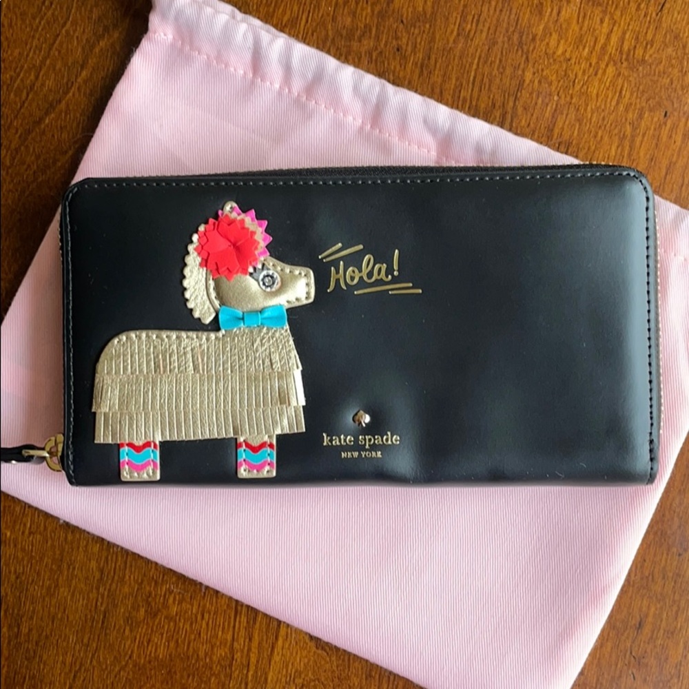 Kate Spade Piñata Appliqué Lacey Wallet/Clutch